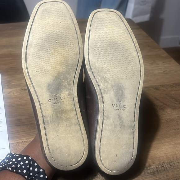 Authentic Gucci black leather shoes Size 8 - Picture 5 of 10